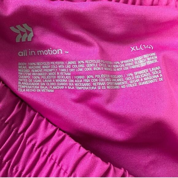All-in-motion Girls‎ Pink Athletic Shorts Size XL - Cute Gym or Casual Wear - Picture 3 of 3
